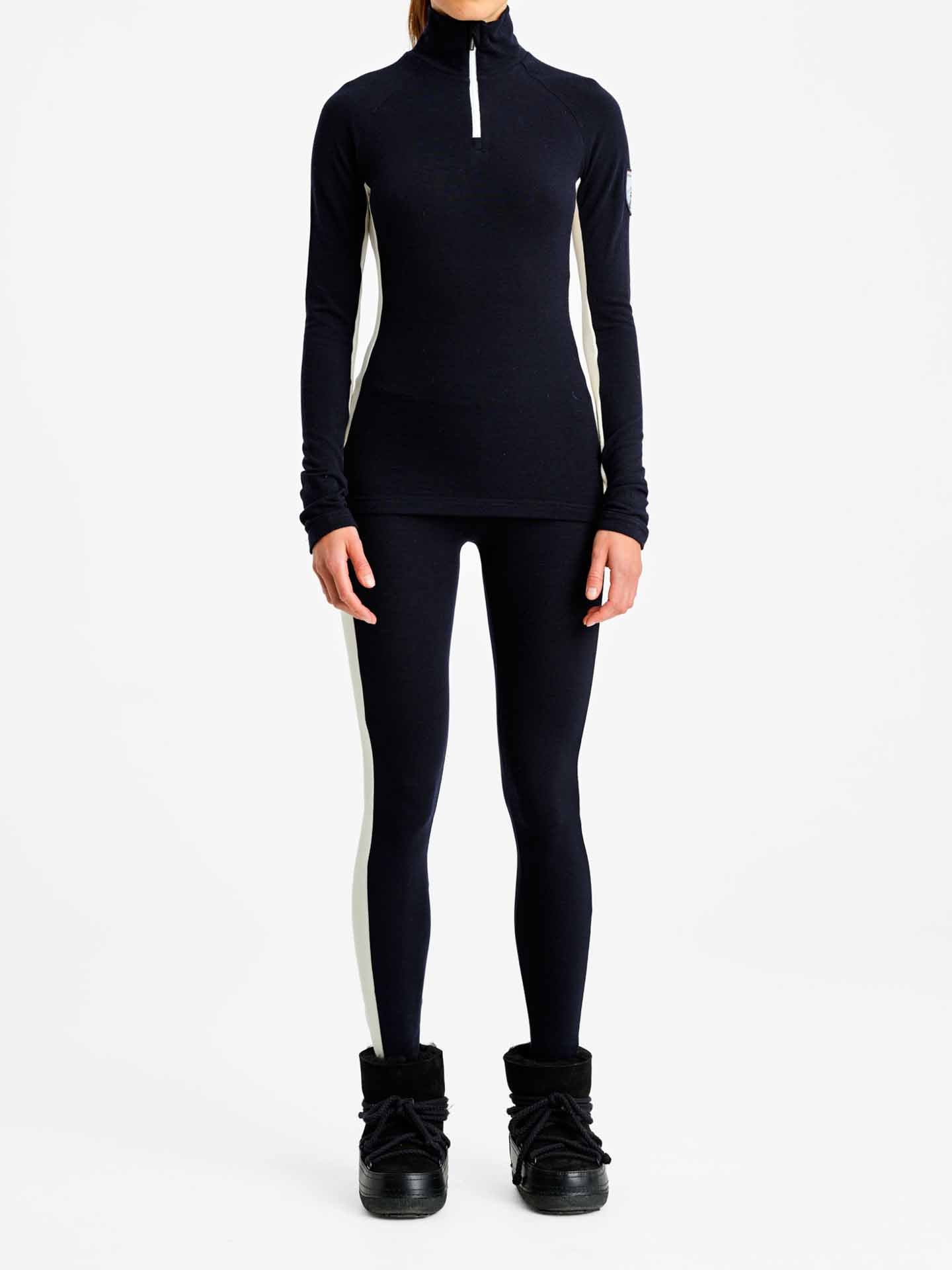 Voss 1/4 Zip Pullover Women Navy