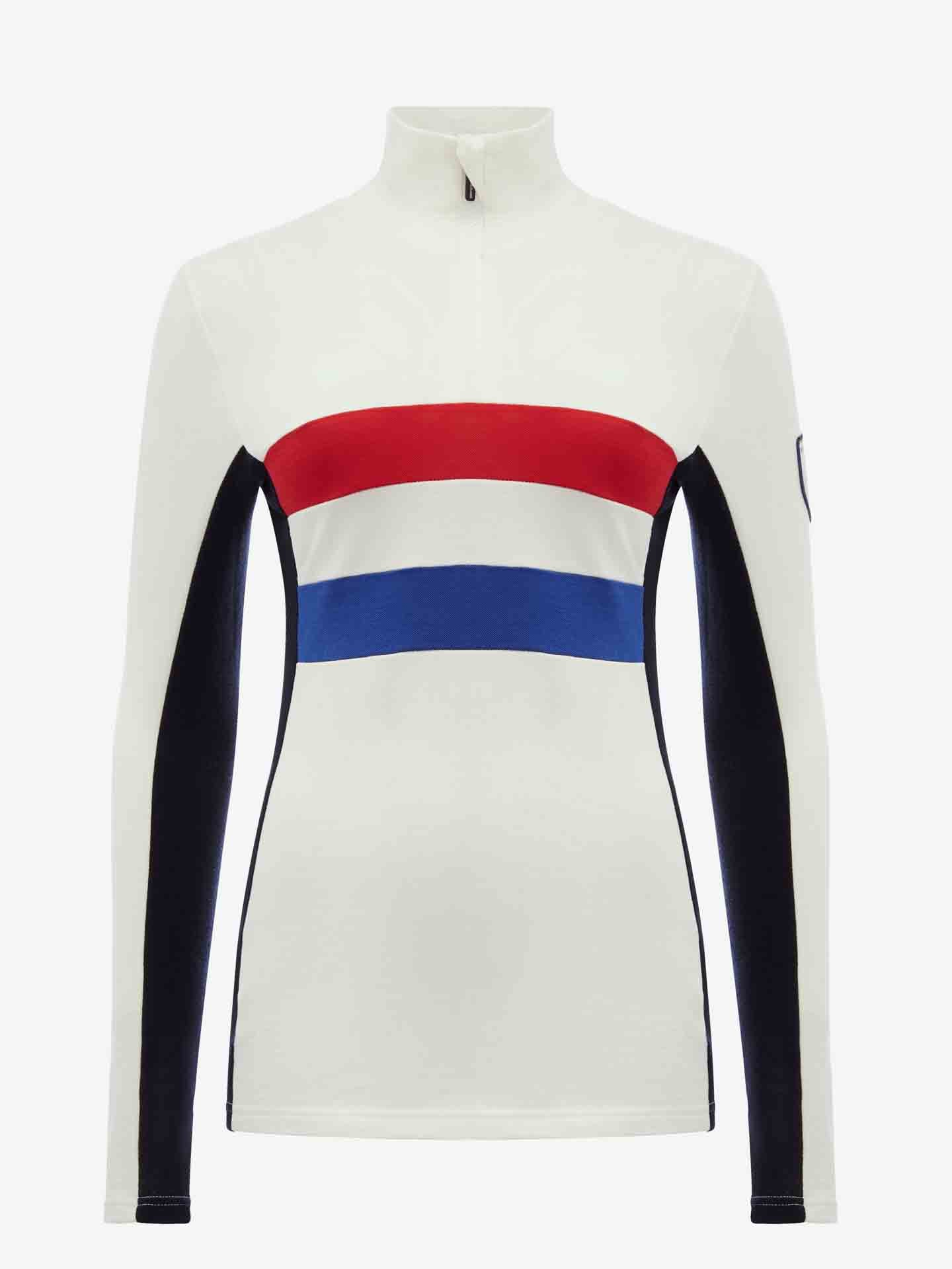 Ski 1/4 Zip Pullover Women Off White