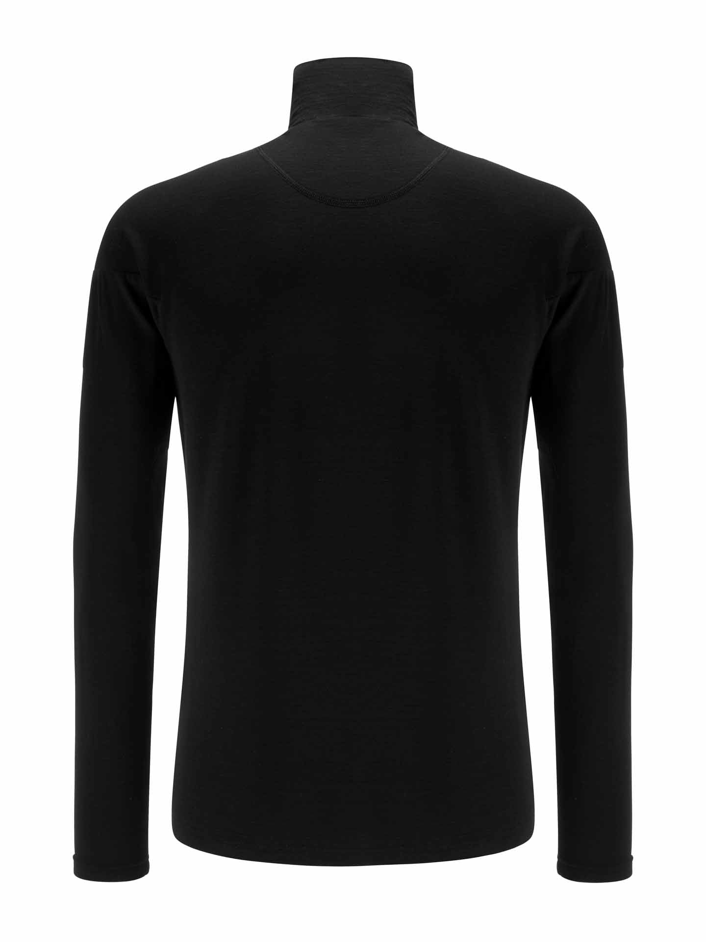 Voss Colblock 1/4 Zip Men Black