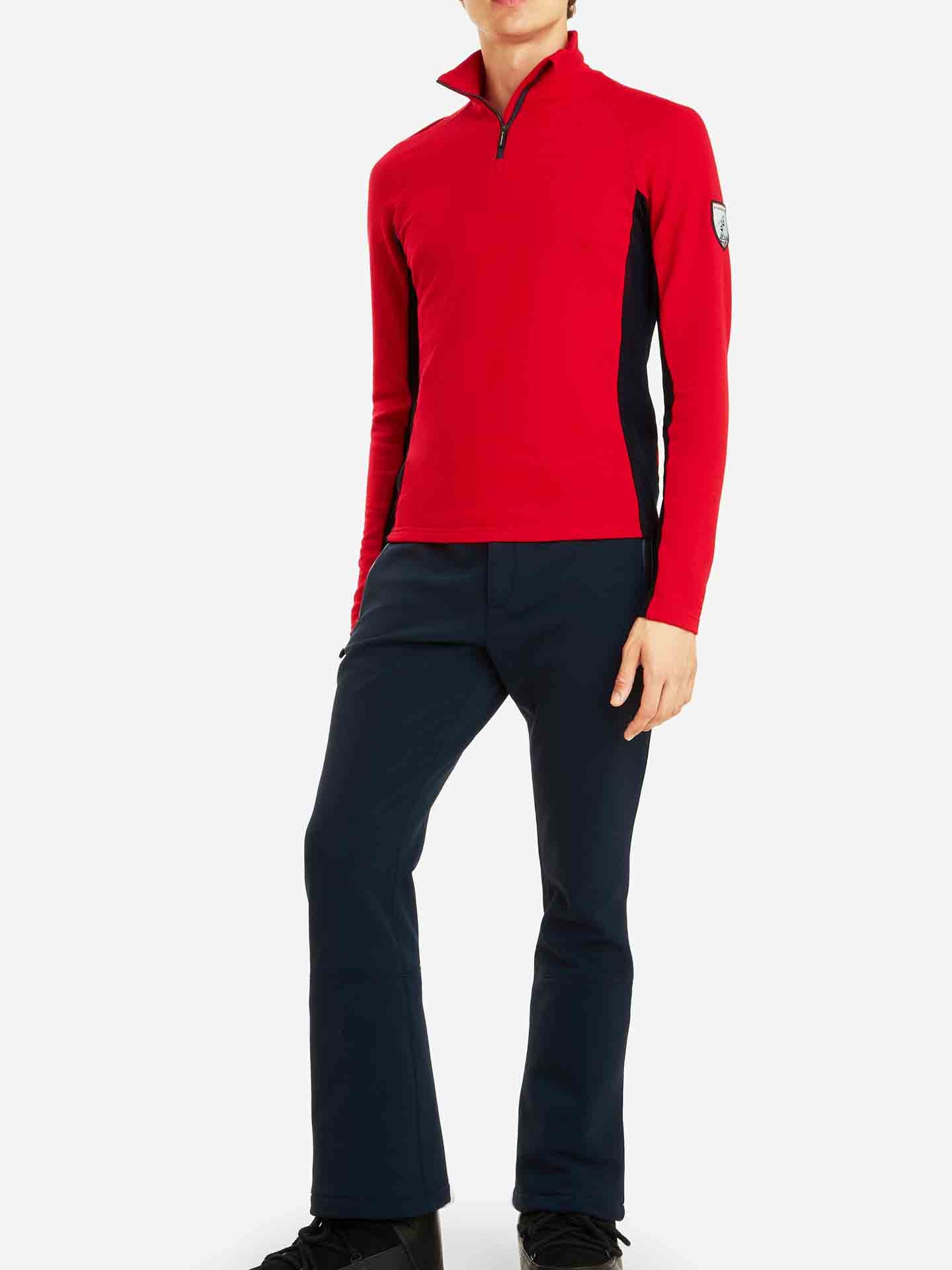 Voss 1/4 Zip Pullover Men Red