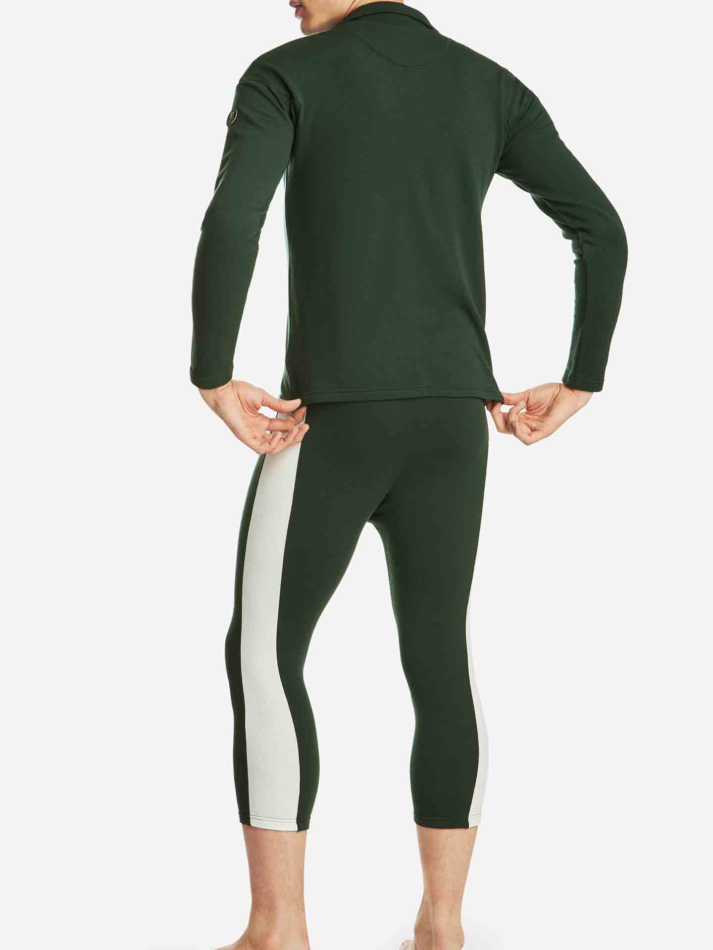 Voss Long Johns Men Olive Green
