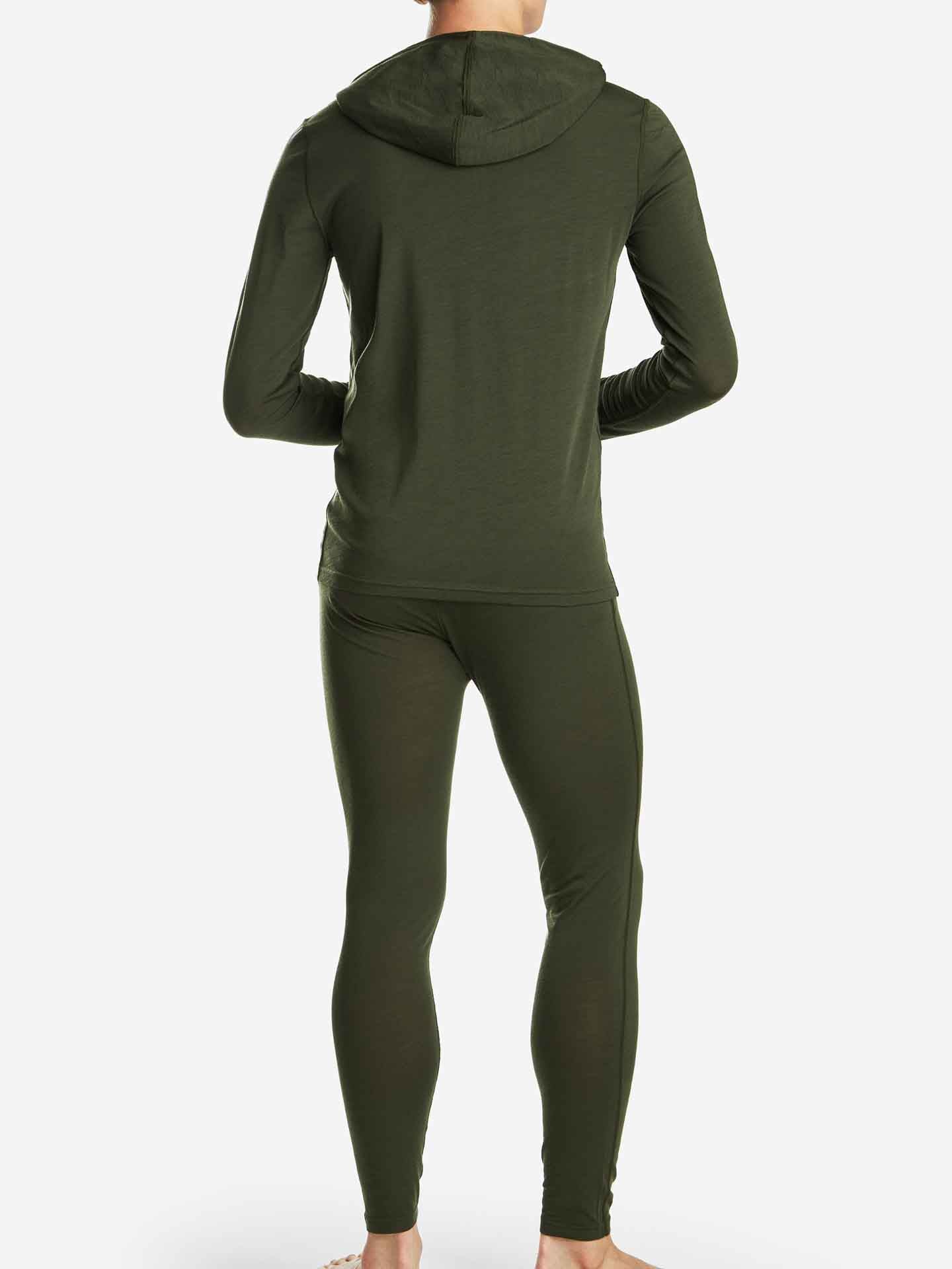 Sno Merino Long Johns Men Dark Green