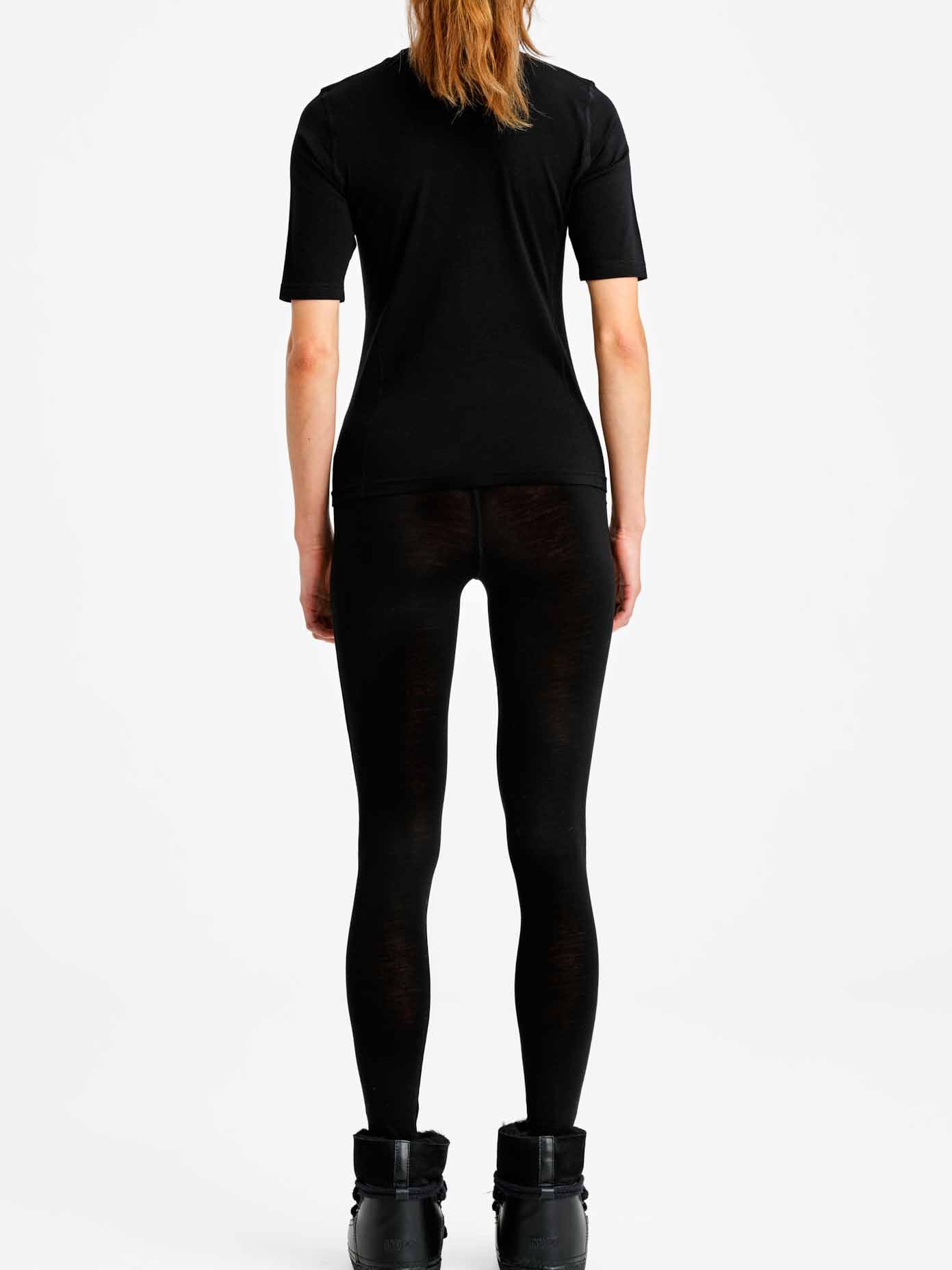 Sno Merino Base Layer Tee Women Black
