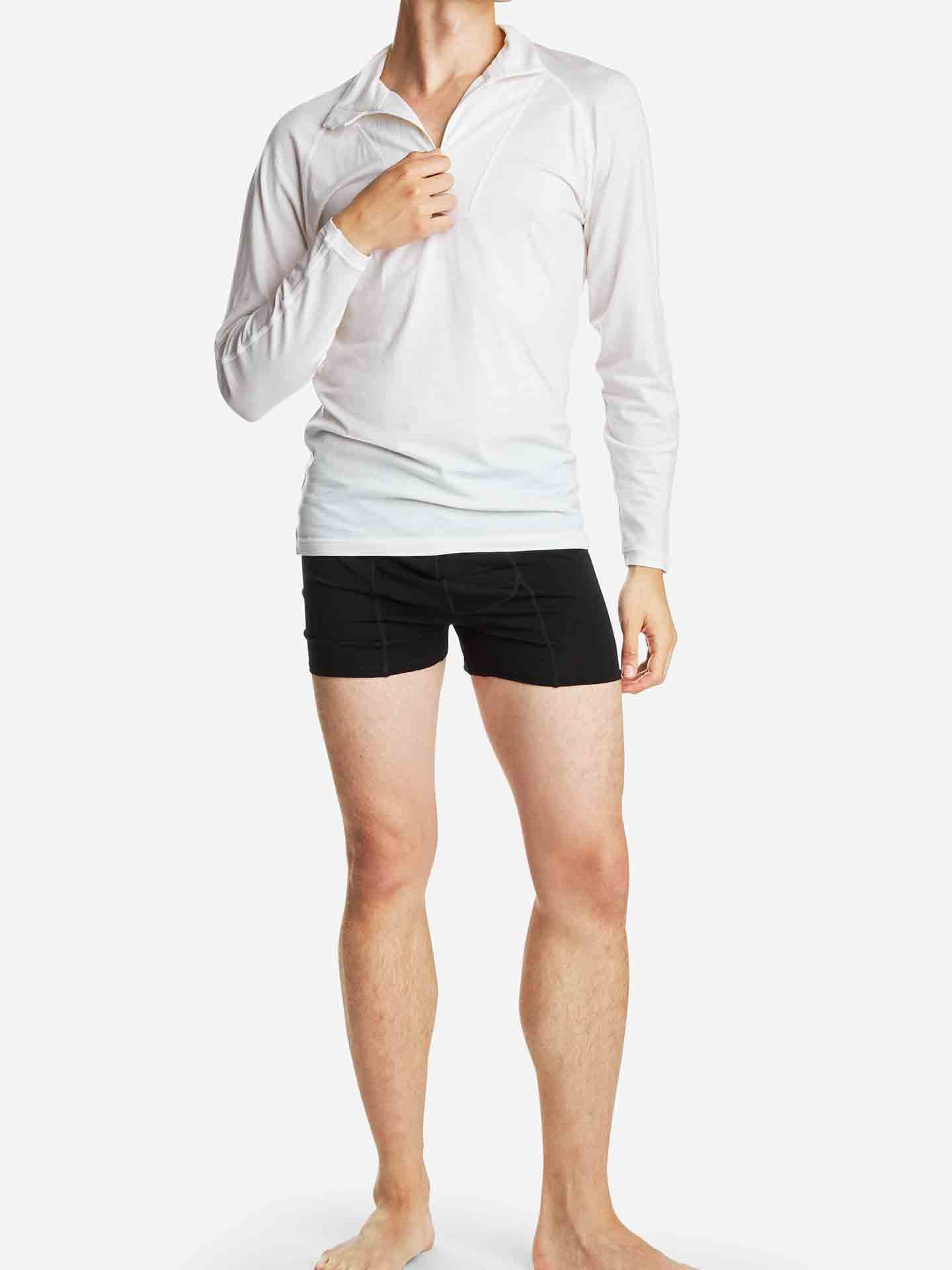 Sno Merino Wool Boxer Men Black