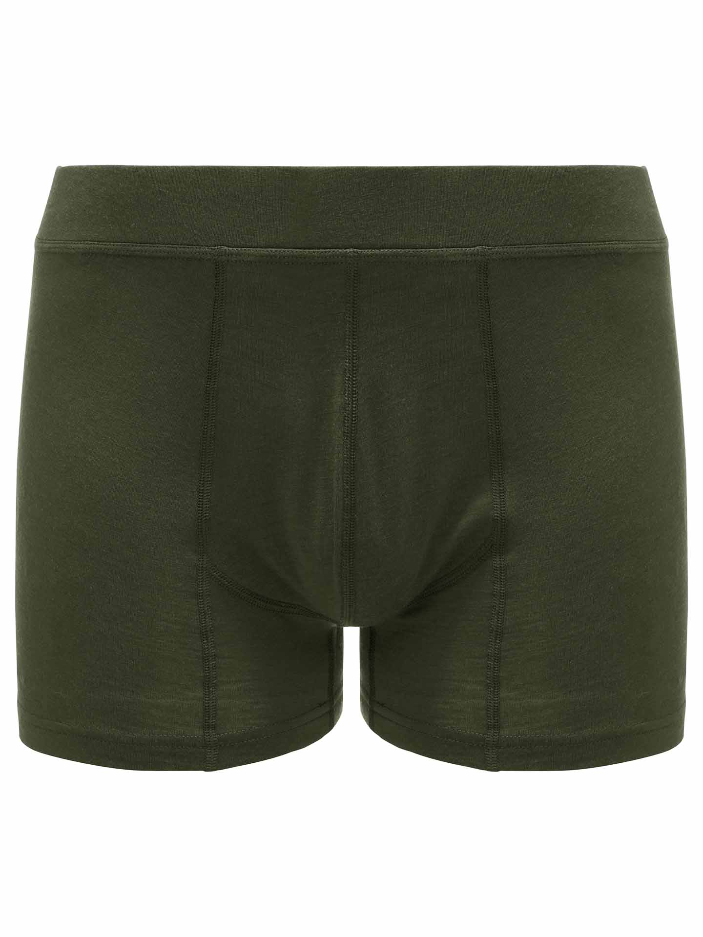 Sno Merino Wool Boxer Men Dark Green