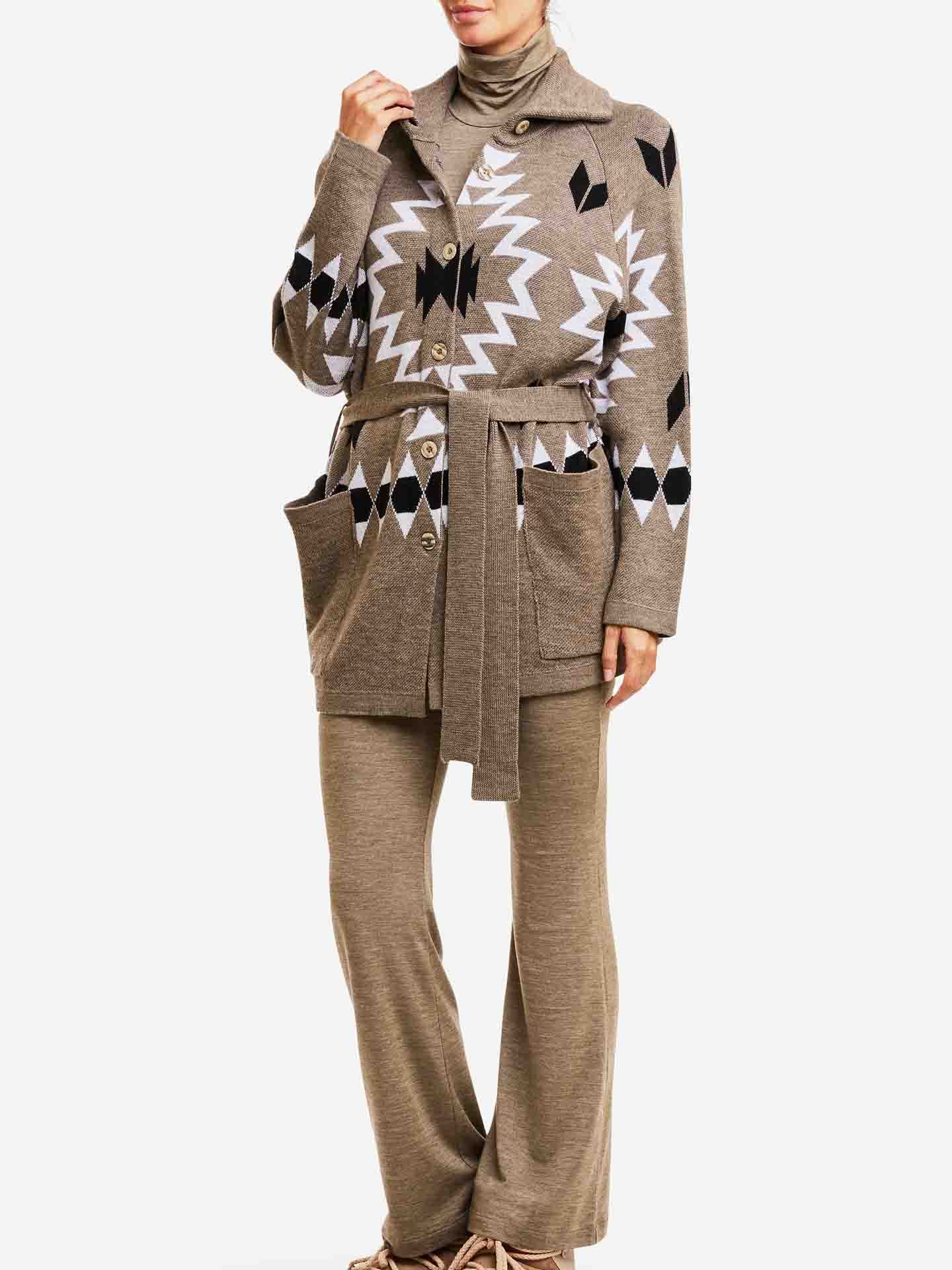 Háldi Coat Women Brown