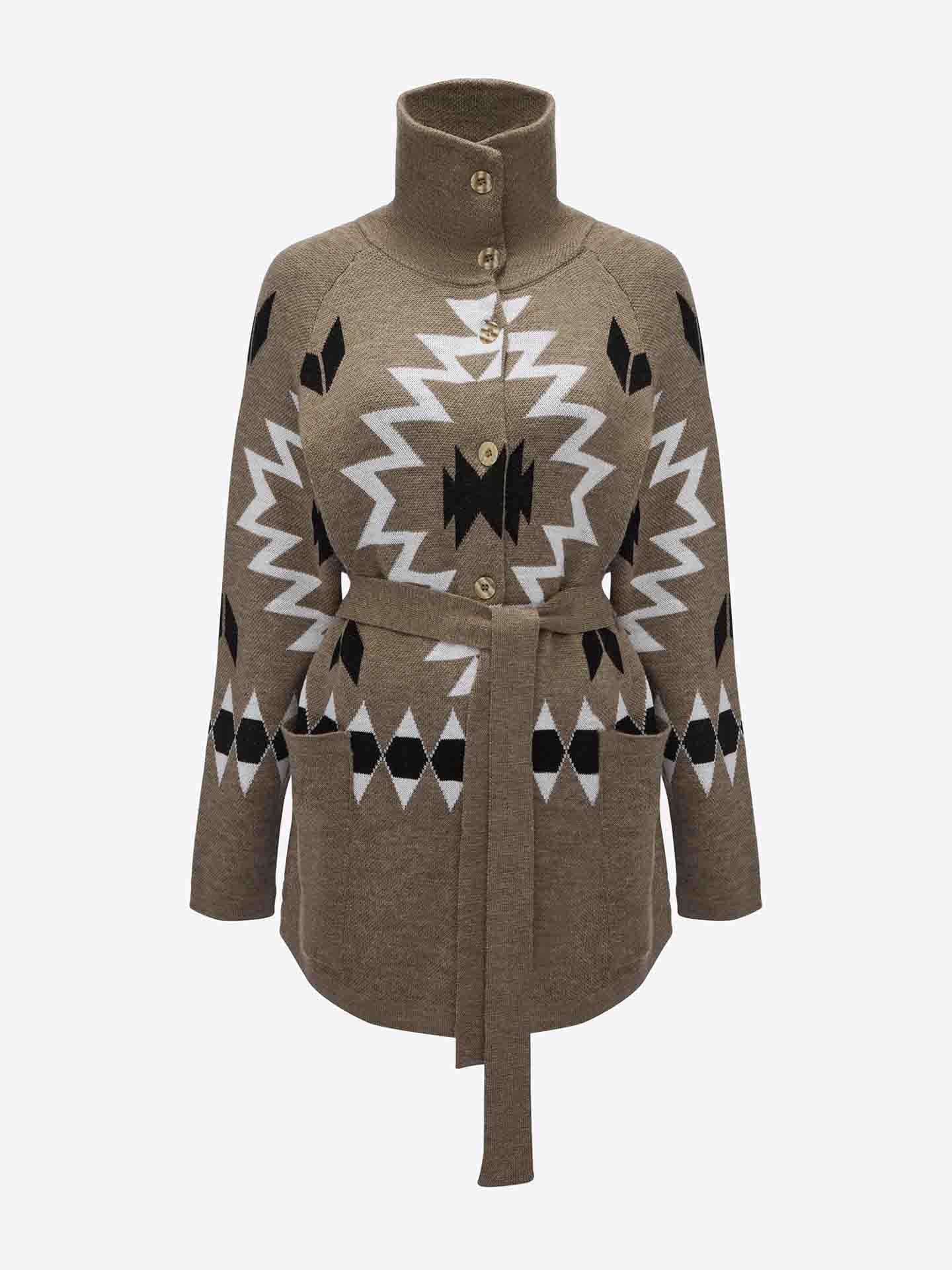 Háldi Coat Women Brown
