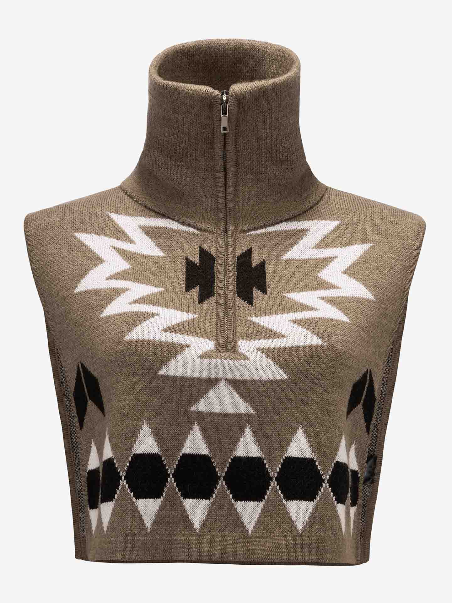 Háldi Bib Women Brown