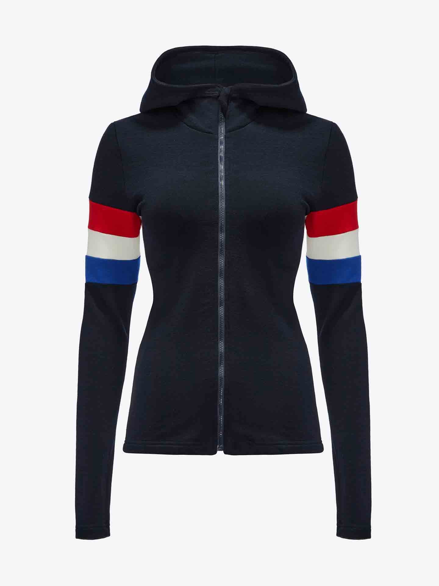 Ski Full Zip Women Flag