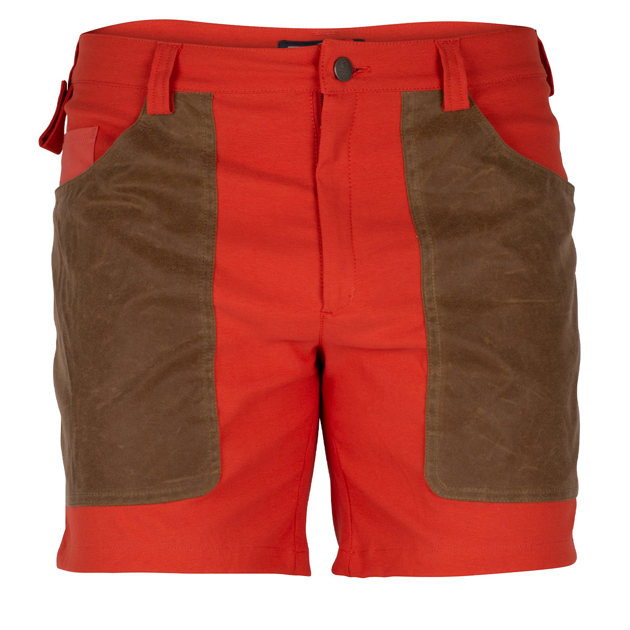 7 Incher Field Shorts Mens - Red/Tan