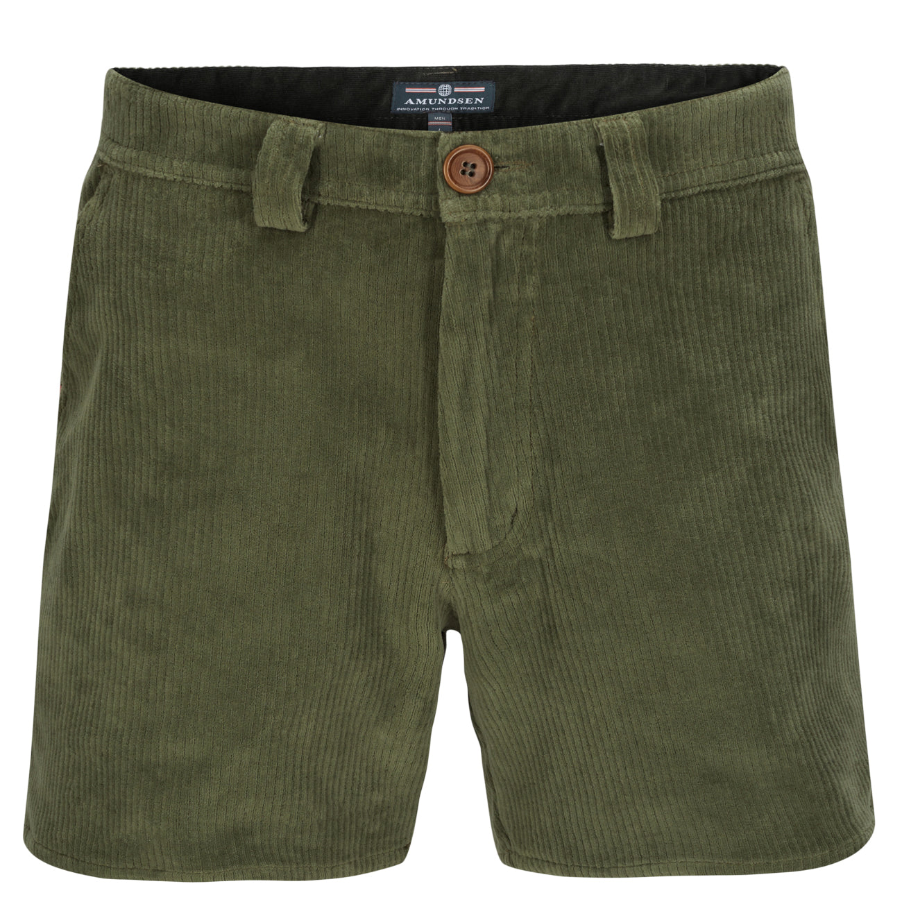 6 Incher Comfy Cord Shorts Mens - Nato