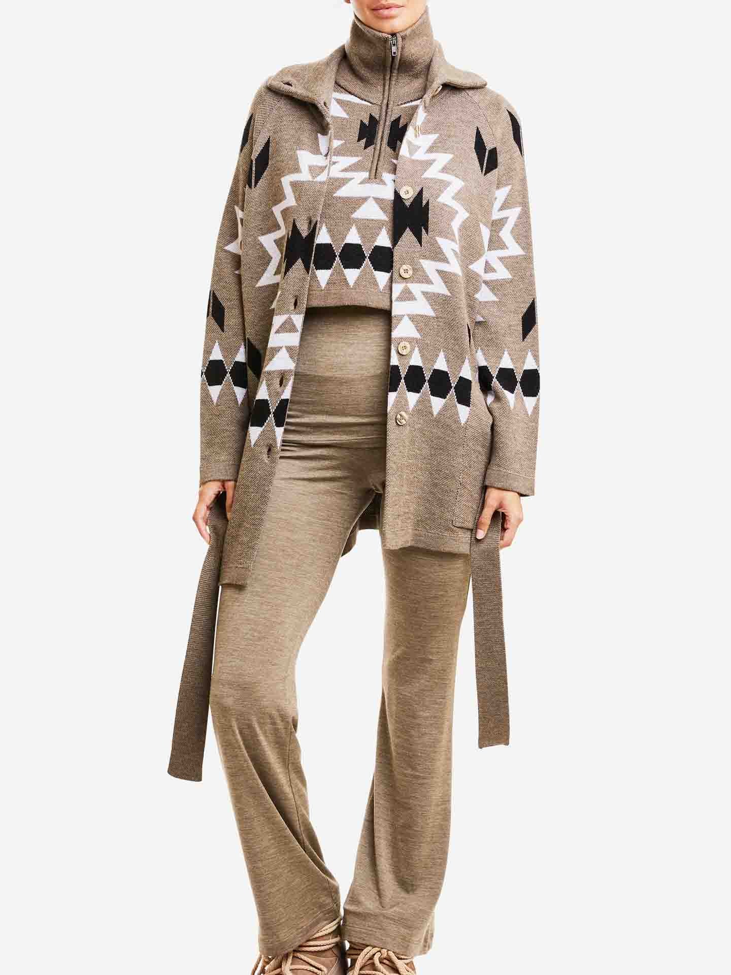 Háldi Bib Women Brown