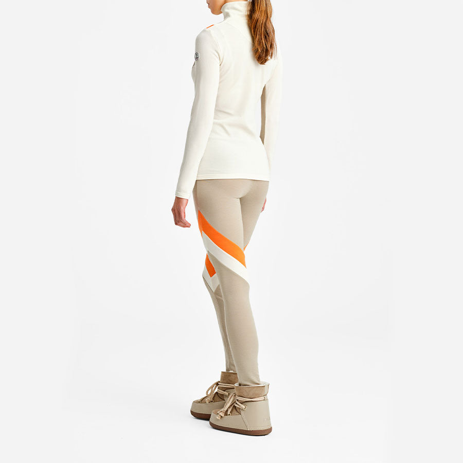 Voss ColBlock Leggings Women Sand