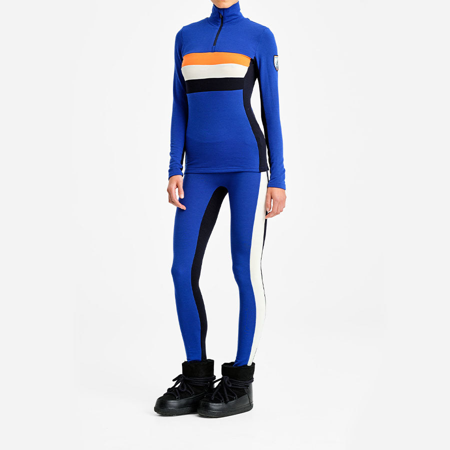 Ski 1/4 Zip Pullover Women Cobalt