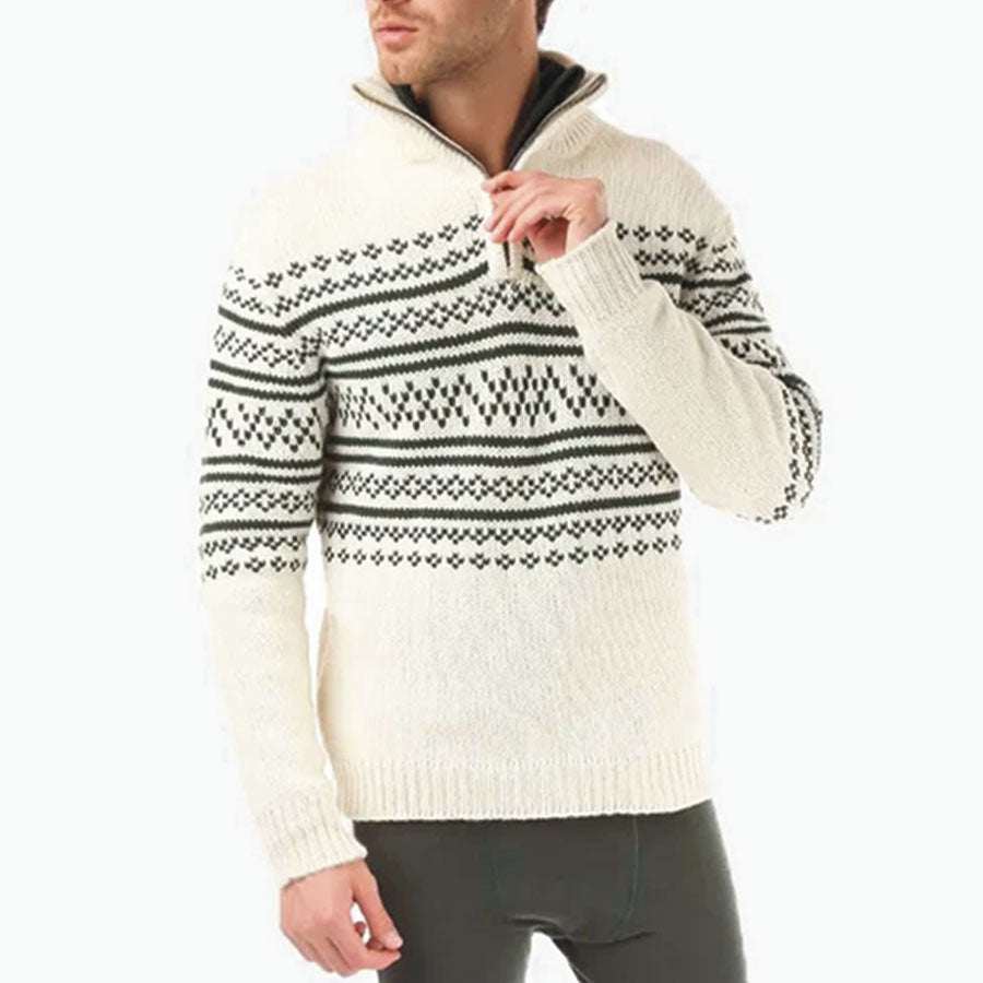 Setesdal ZipUp Men Cream/Green