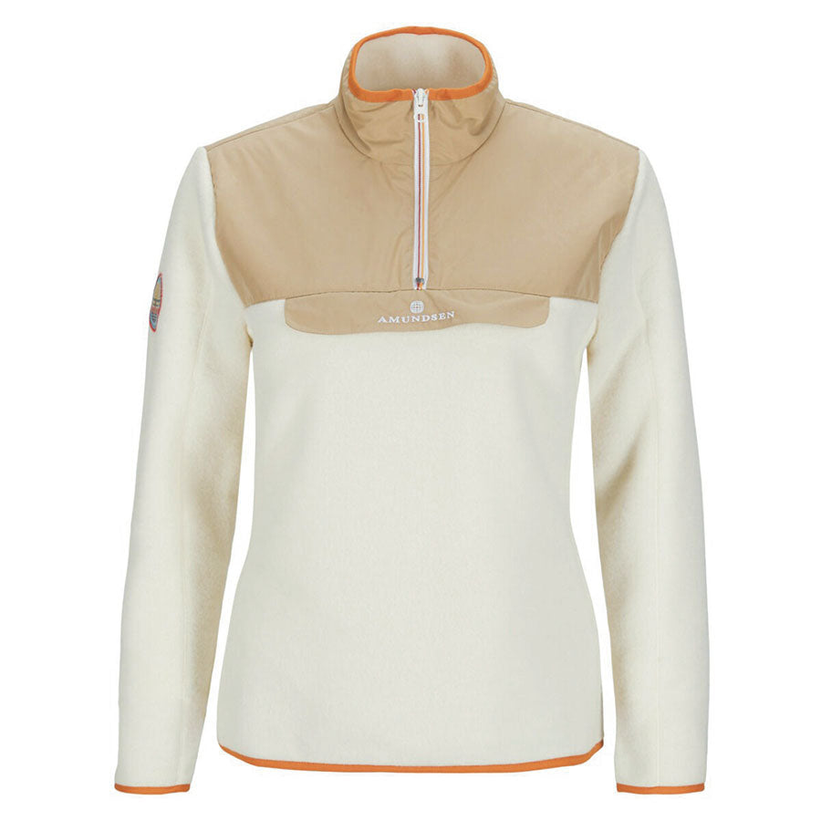 Roamer Wool Fleece Womens - Desert/White