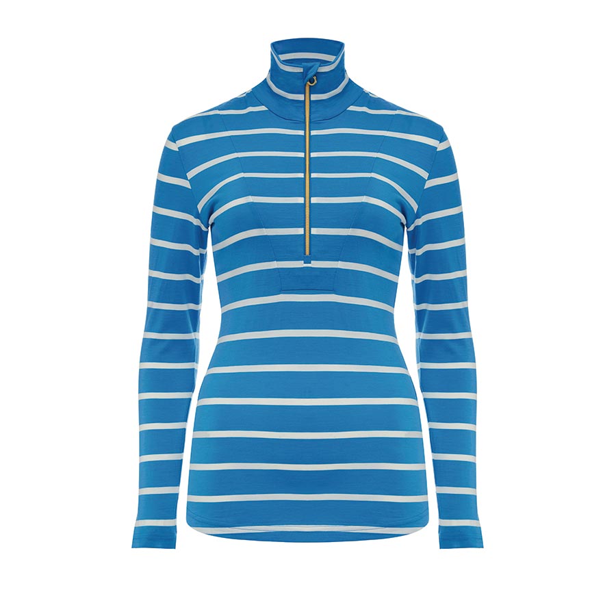 Saltholmen 1/4 Zip Women Blue