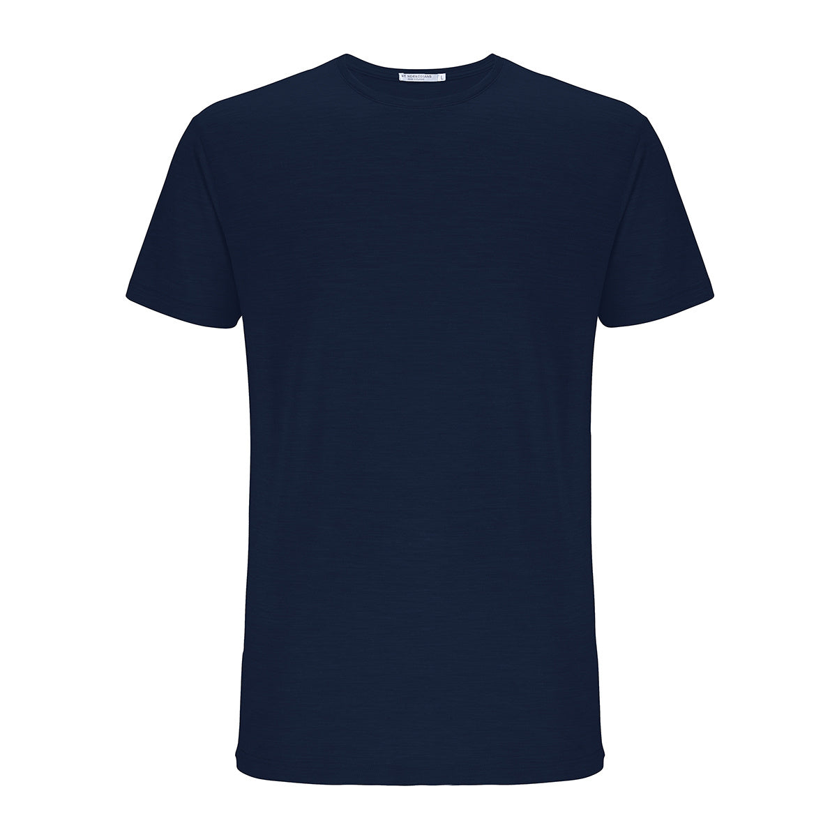 Merino Wool T-Shirt Men Navy