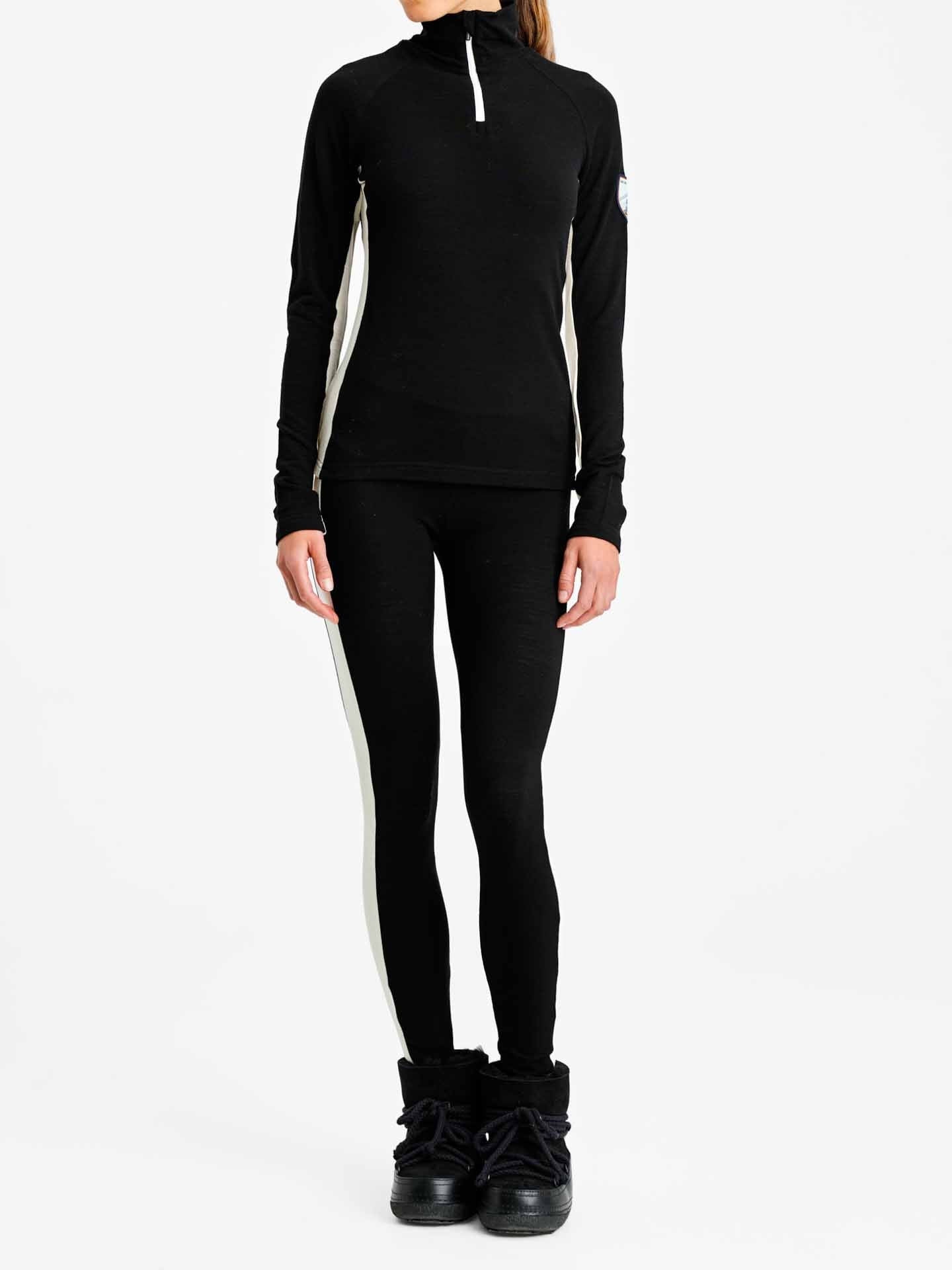 Voss 1/4 Zip Pullover Women Black