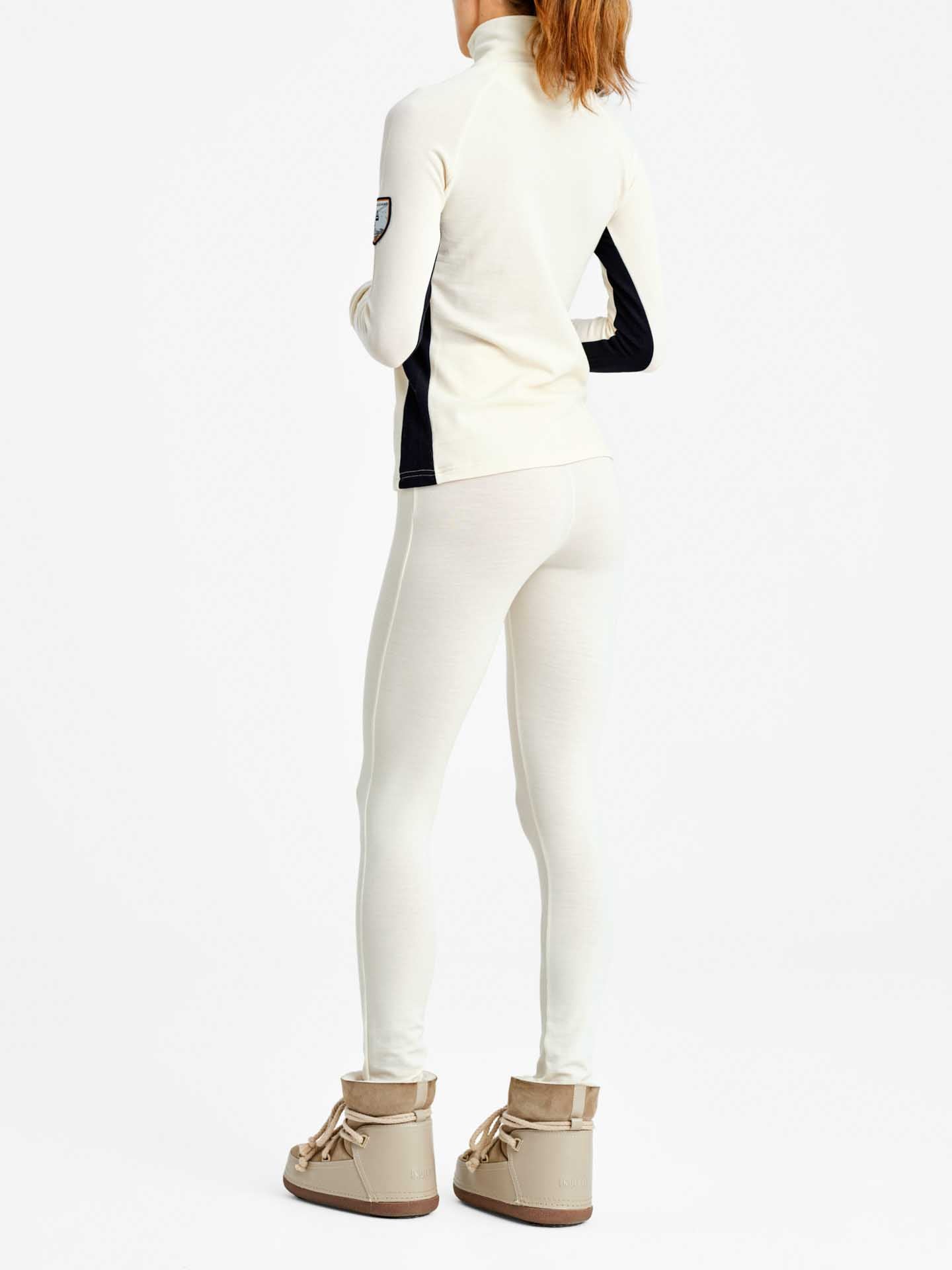 Voss 1/4 Zip Pullover Women White