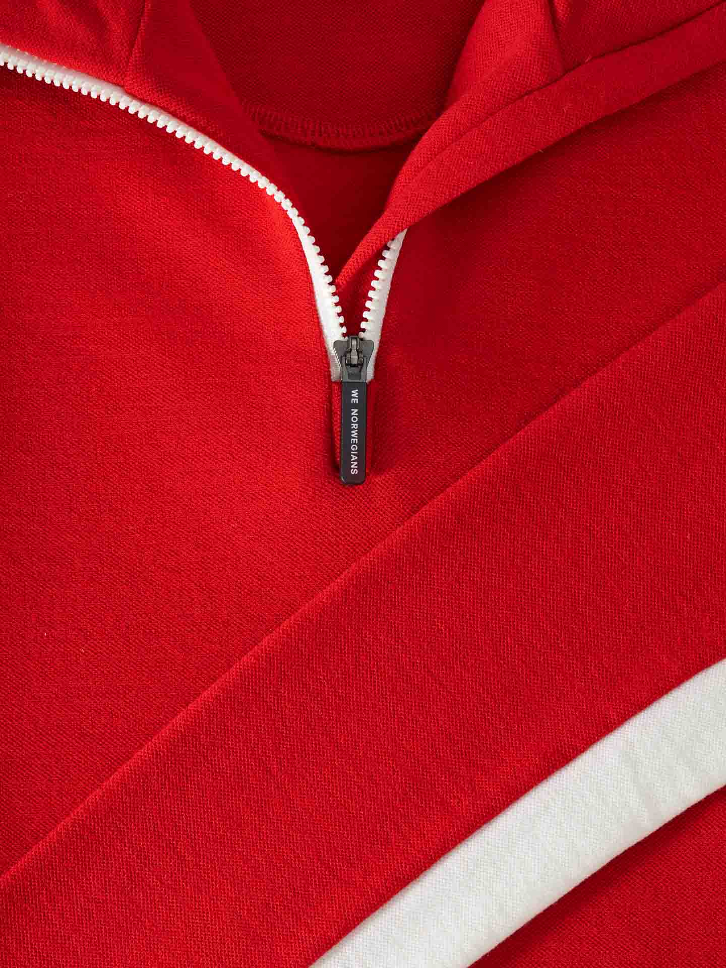 Voss 1/4 Zip Pullover Women Red