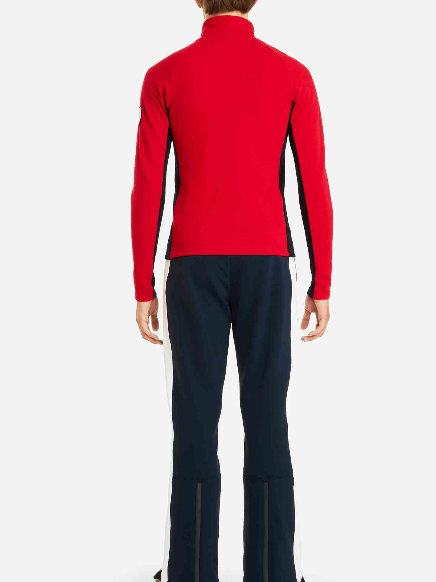 Voss 1/4 Zip Pullover Men Red