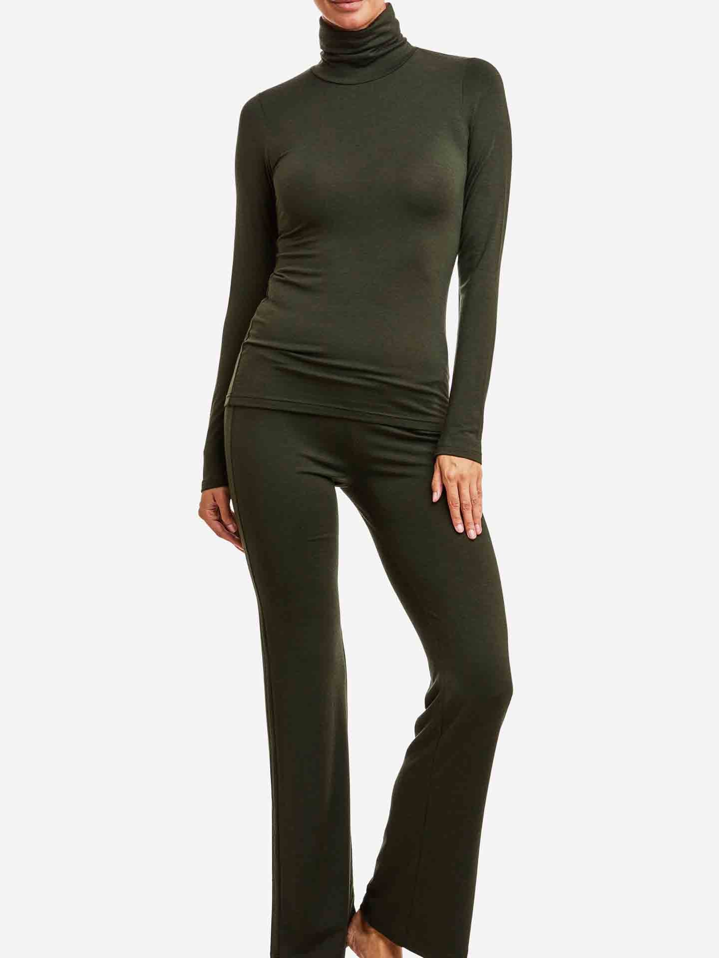 Hygge Turtleneck Women Olive Green