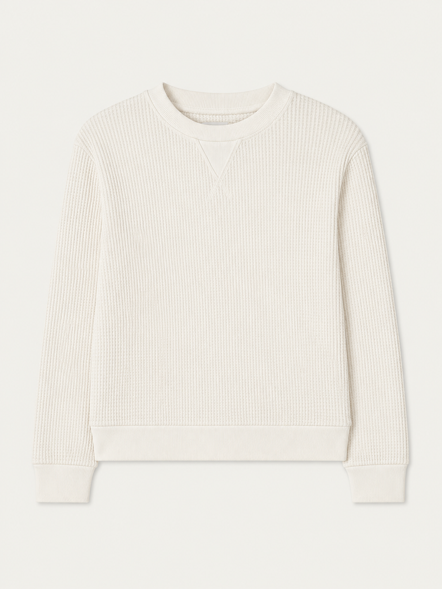 Waffle Crewneck Women