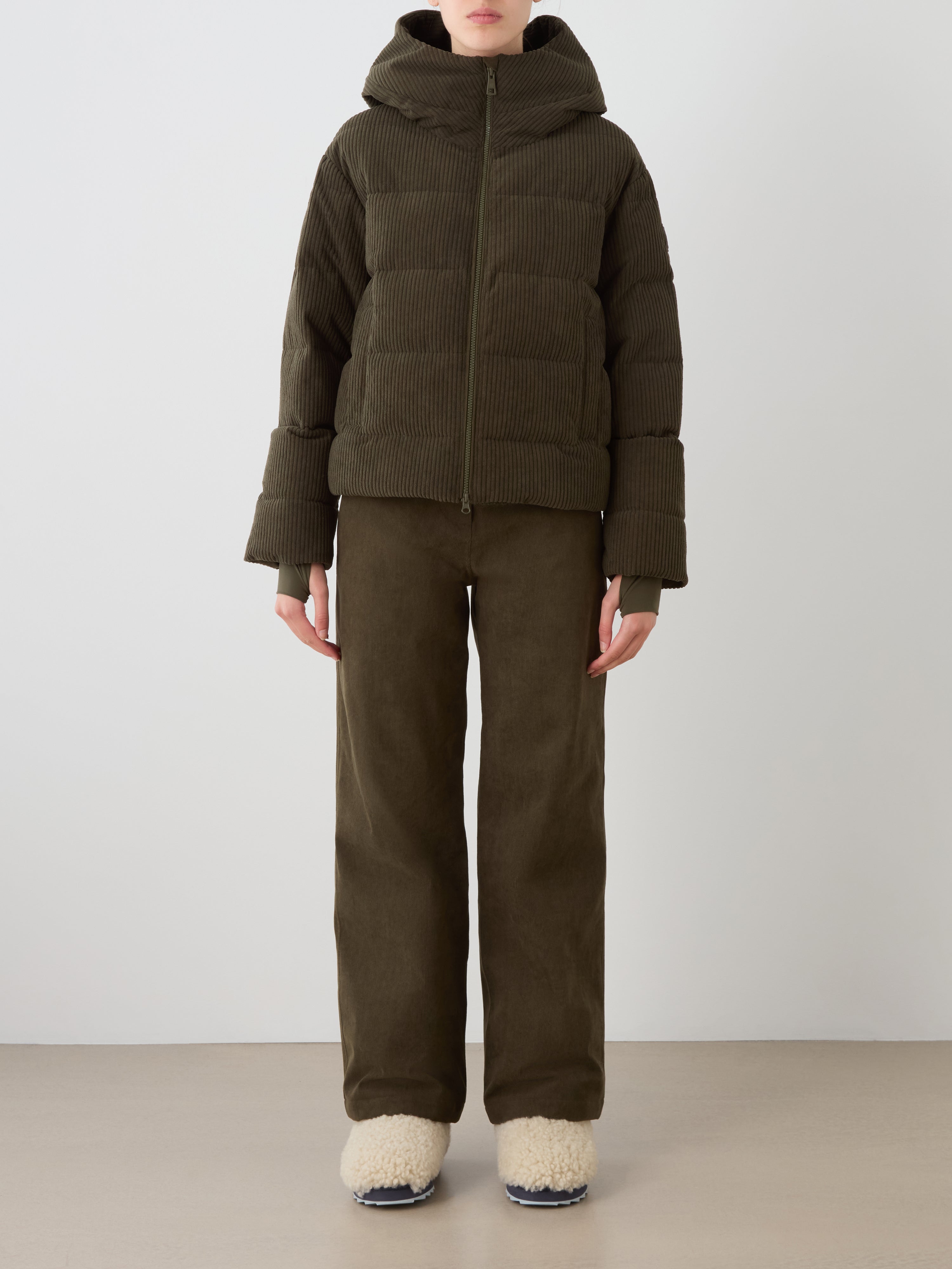 Britt Women's Cropped Corduroy Ski Jacket | We Norwegians
