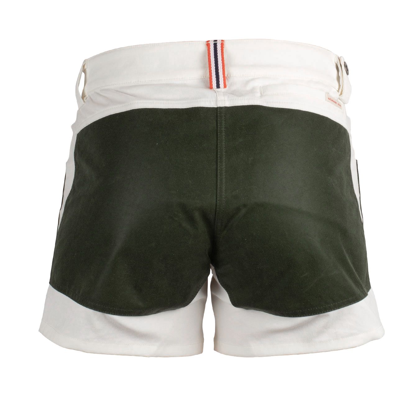 5 Incher Field Shorts Womens - Off White/Green