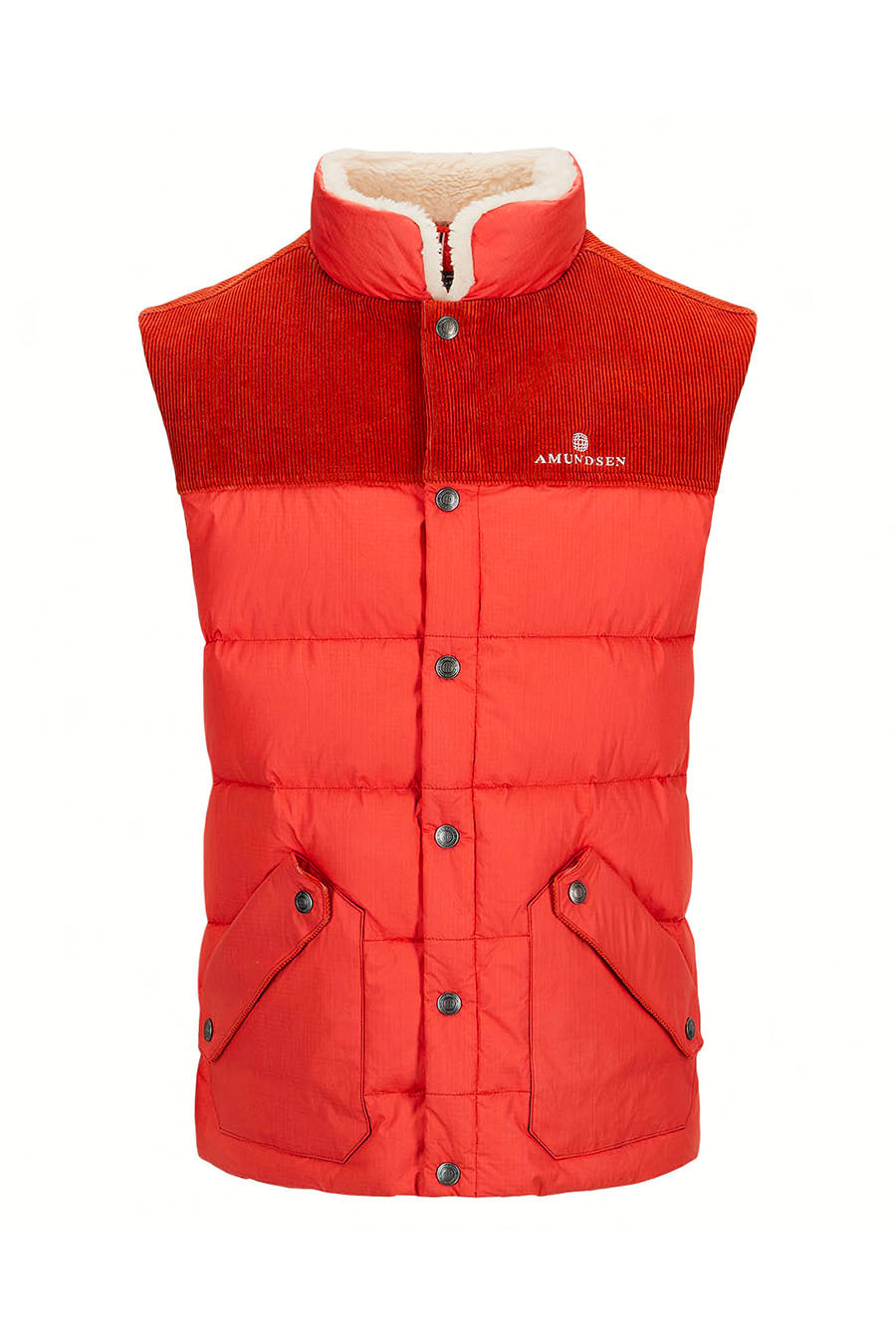 Groomer Vest Mens - Weathered Red/Burnt Red