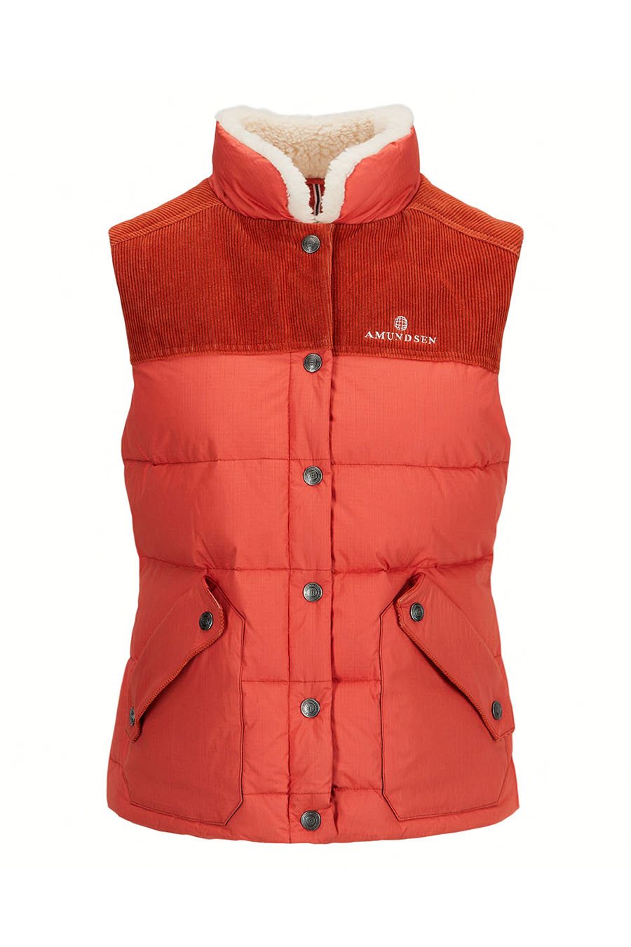 Groomer Vest Womens - Weathered Red/Burnt Red