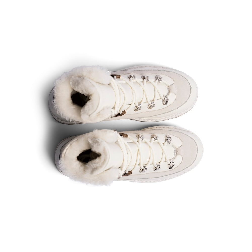 Mono x We Norwegians Tag Cap Boot | Shearling Hiking Boots for Women
