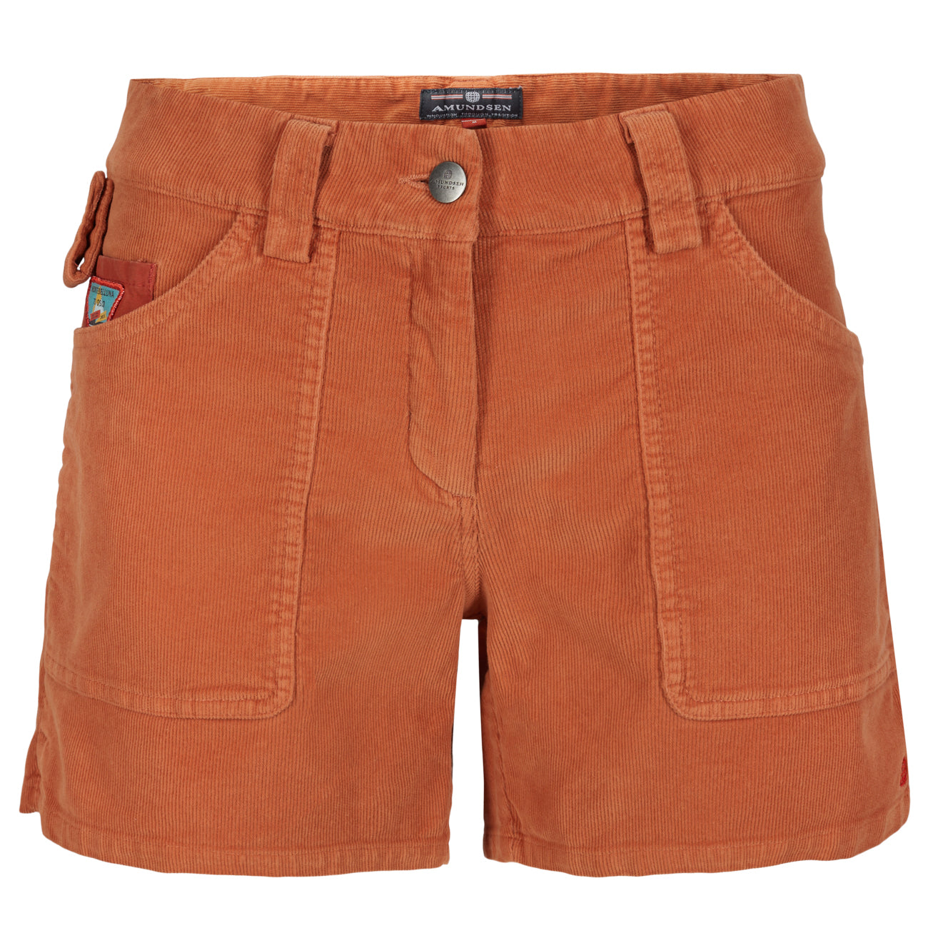 5 Incher Concord Garment Dyed Shorts Womens - Tangerine