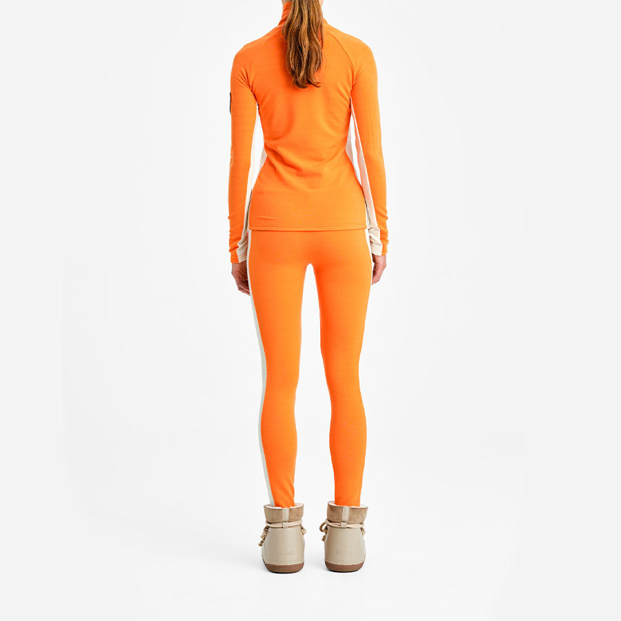 Voss 1/4 Zip Pullover Women Orange