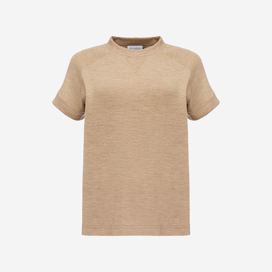 Tind Short Sleeve Women Camel