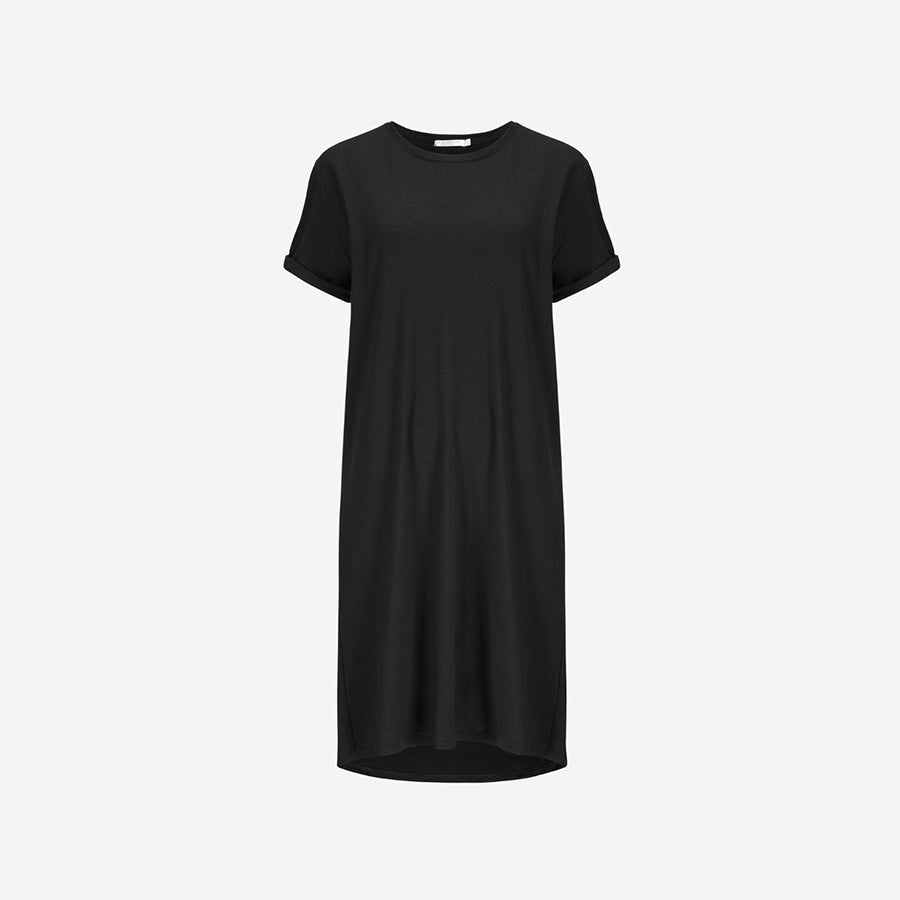 Skog T-shirt Dress Women Black