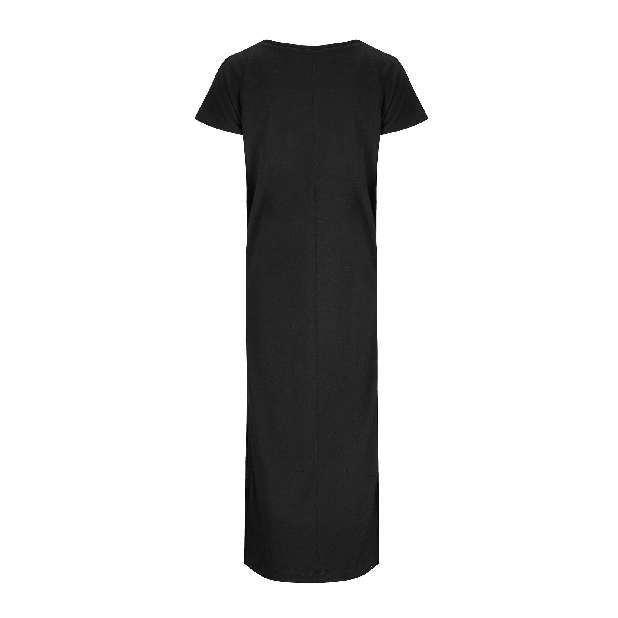 Merino Wool Dress Women Black