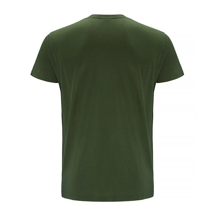 Merino Wool T-Shirt Men Green